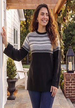 Fair Isle Pullover Sweater