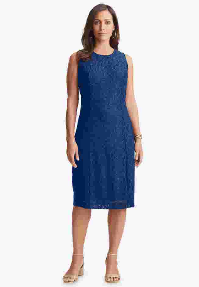 2-Piece Lace Jacket Dress image number 4