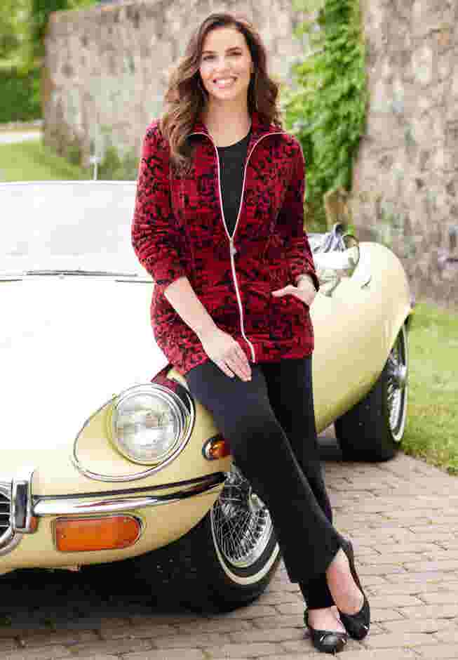Cozy Velour Jacket image number 1