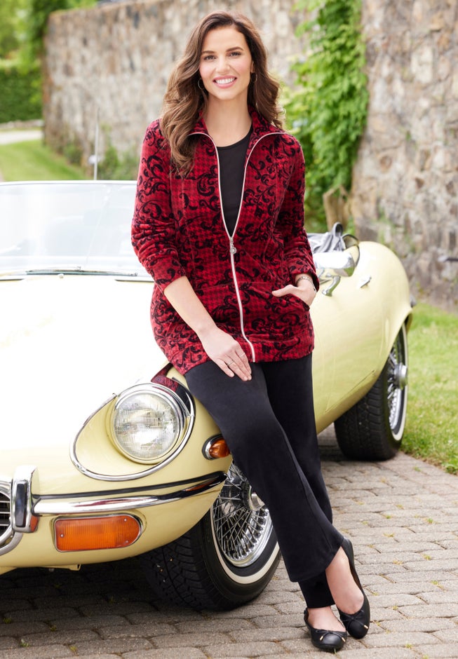 Cozy Velour Jacket image number 3