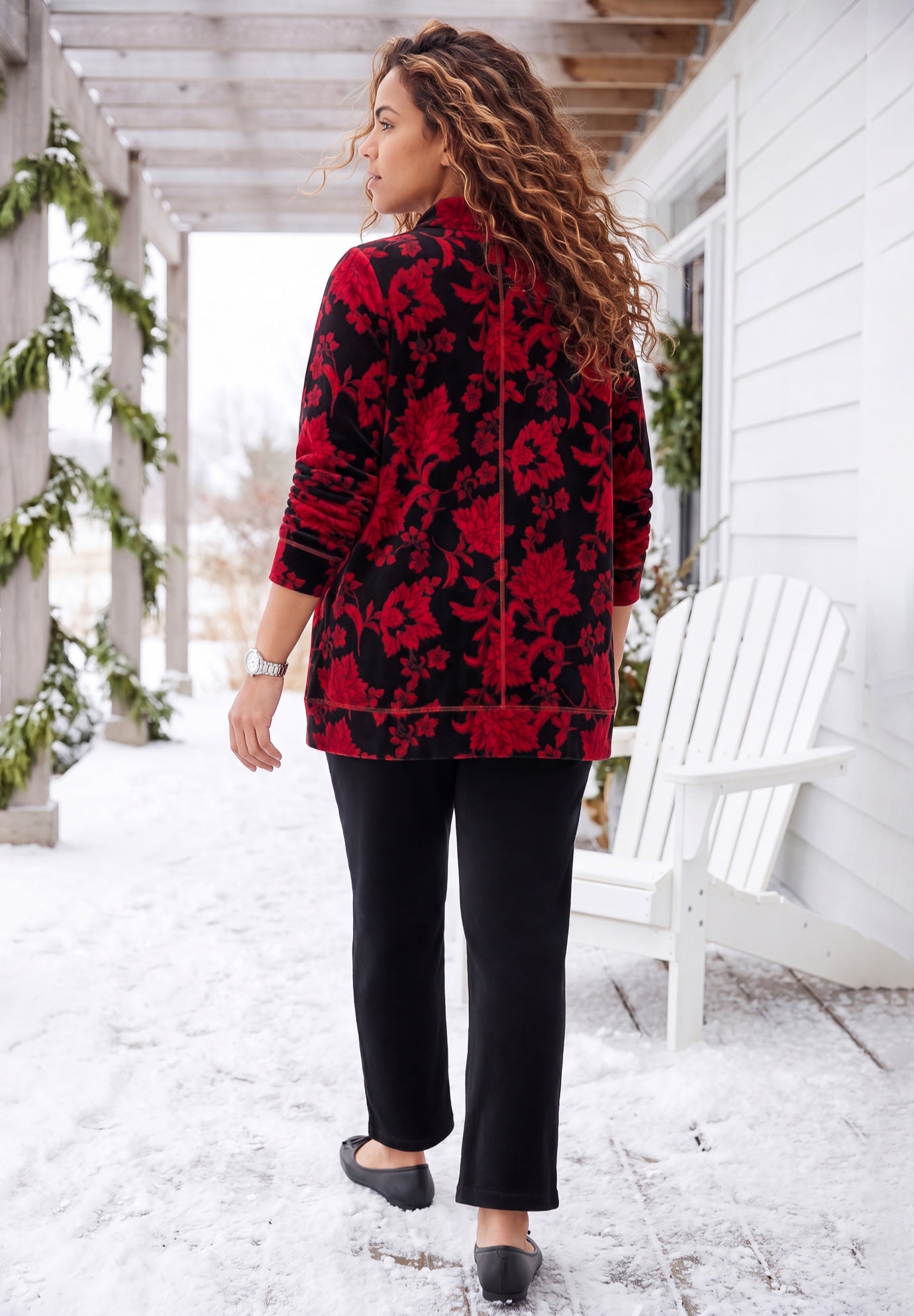Cozy Velour Jacket image number 1