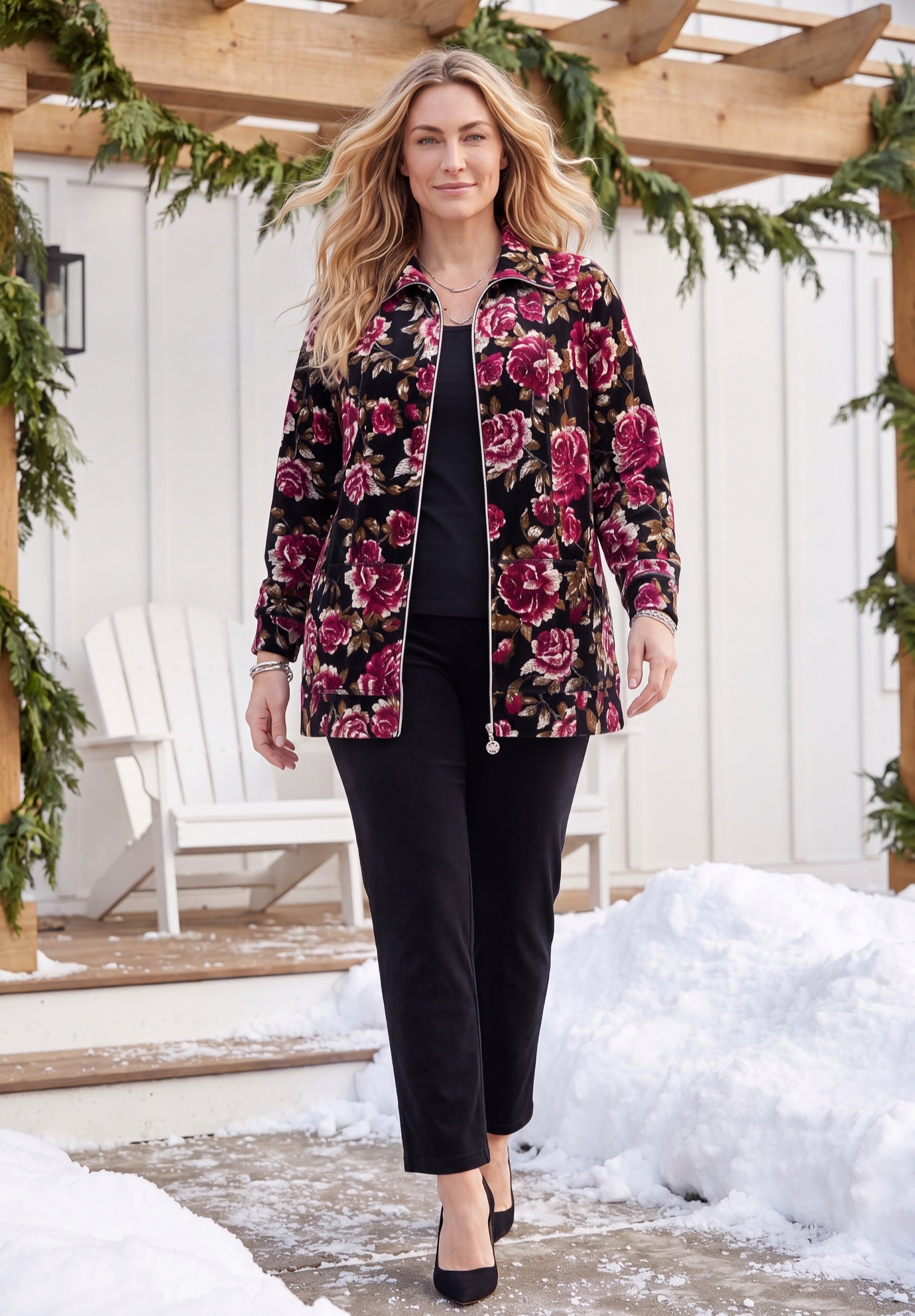 Cozy Velour Jacket image number 0