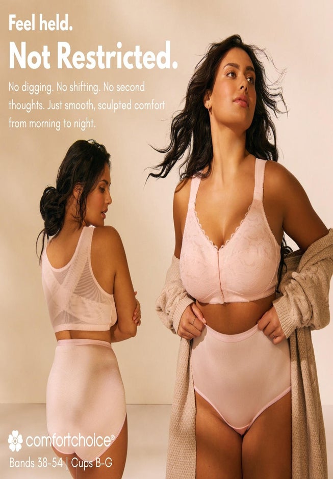 Front-Close Wireless Posture Bra image number 4