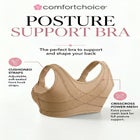 Front-Close Wireless Posture Bra image number 3