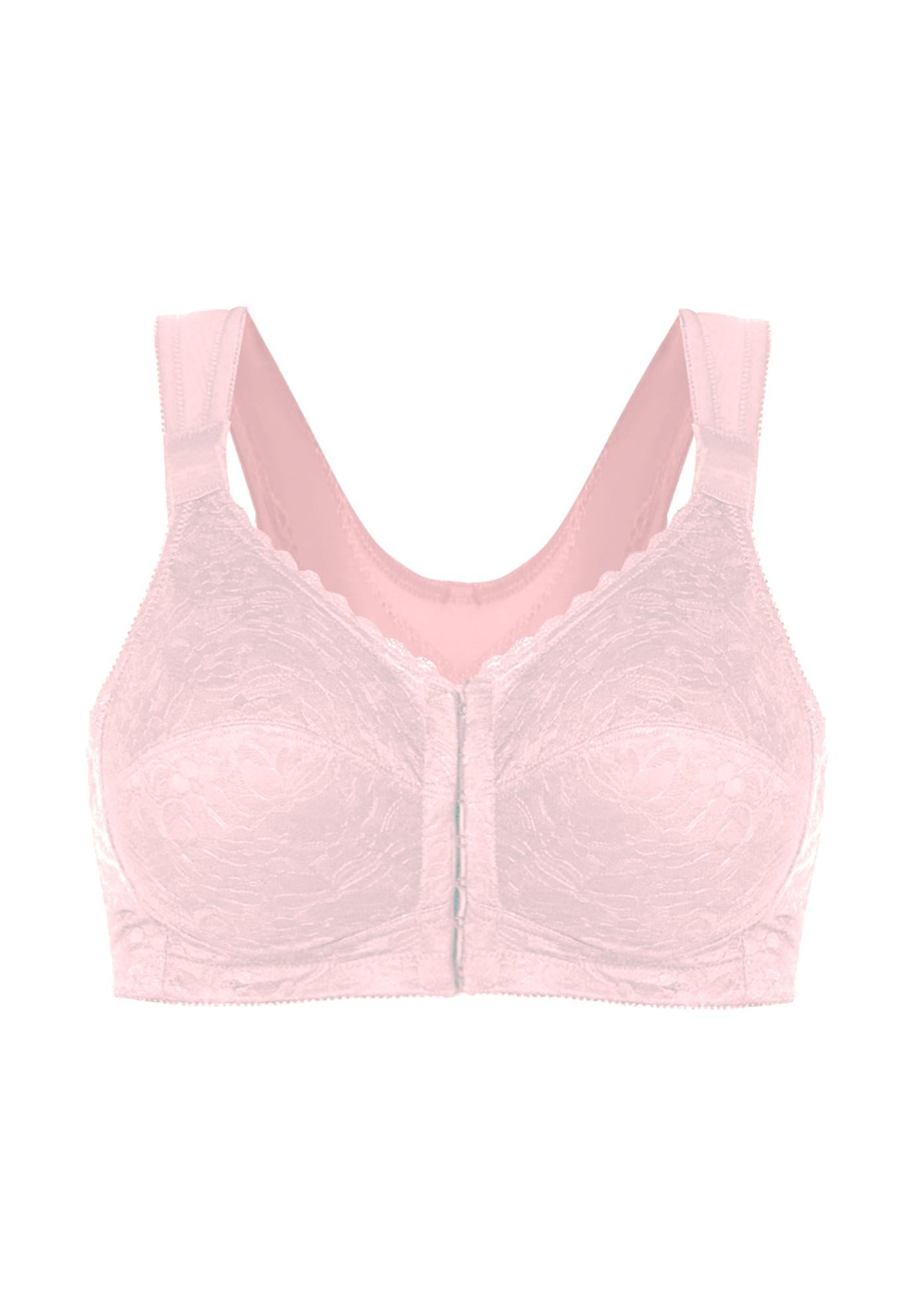 Front Close Wireless Posture Bra image number 2