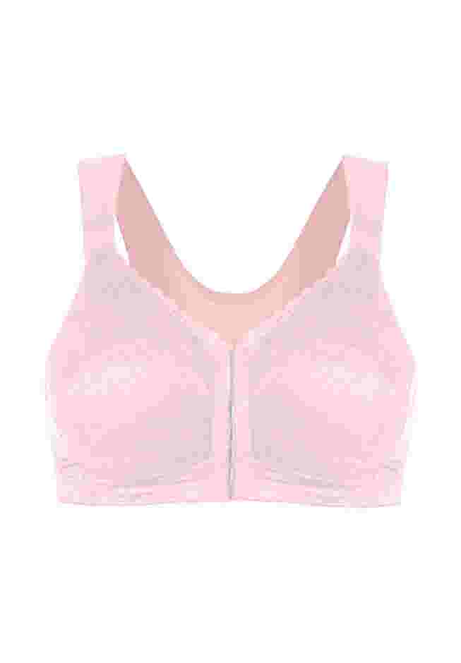Front Close Wireless Posture Bra image number 2