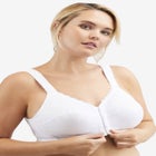 Front Close Wireless Posture Bra image number null