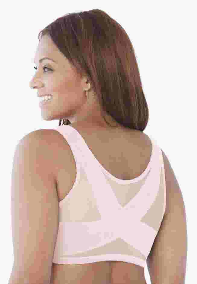 Front Close Wireless Posture Bra image number 1