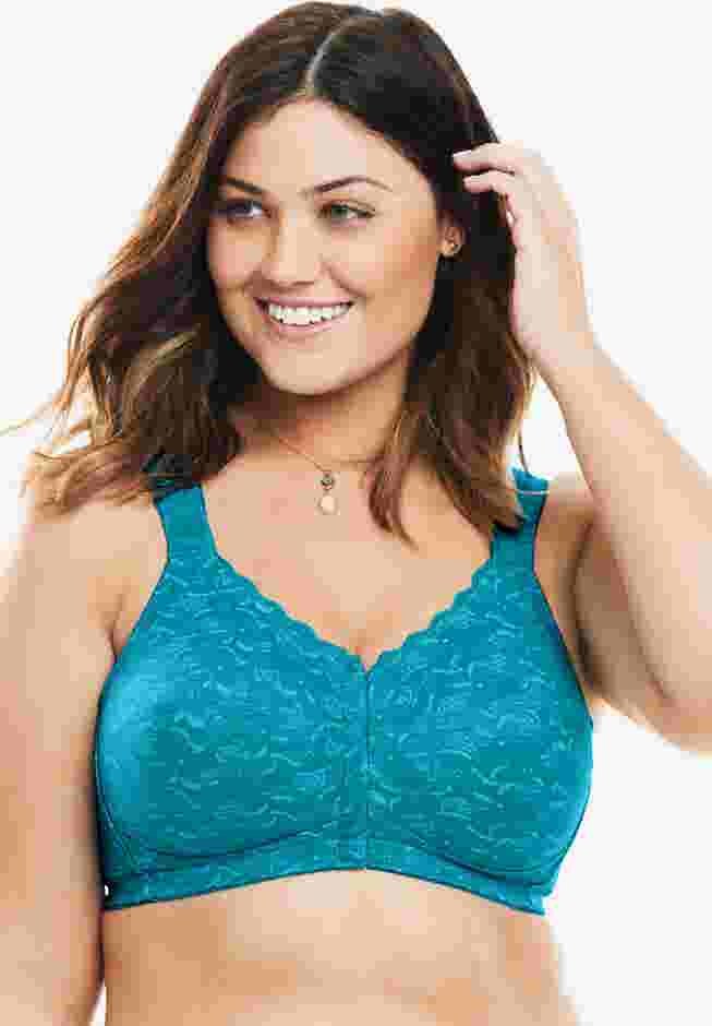 Front Close Wireless Posture Bra image number 0