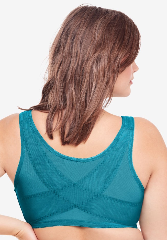 Front Close Wireless Posture Bra image number 1