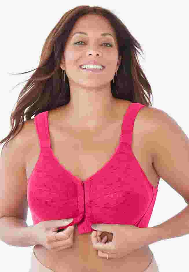Front Close Wireless Posture Bra image number 0