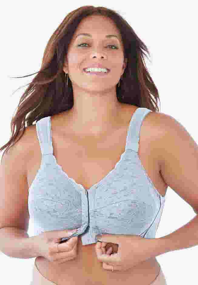 Front Close Wireless Posture Bra image number 0