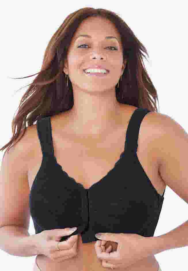 Front Close Wireless Posture Bra image number 0