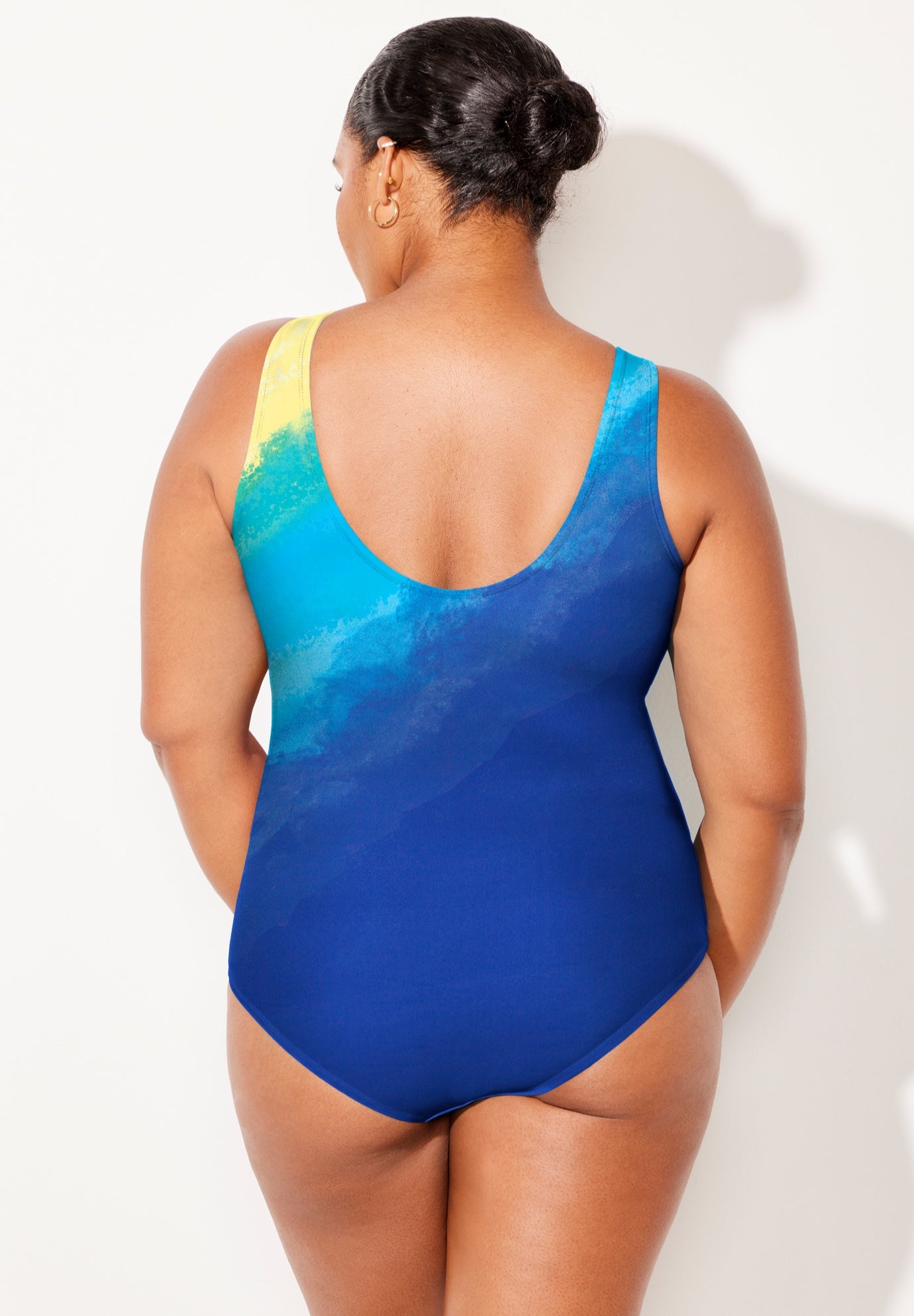 Chlorine Resistant High Neck One Piece Swimsuit image number 3
