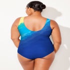 Chlorine Resistant High Neck One Piece Swimsuit image number null