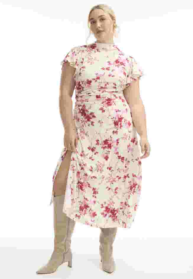 Gathered Front Midi Dress image number 0