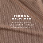The Cheeky Bikini - Modal Silk Rib image number 4
