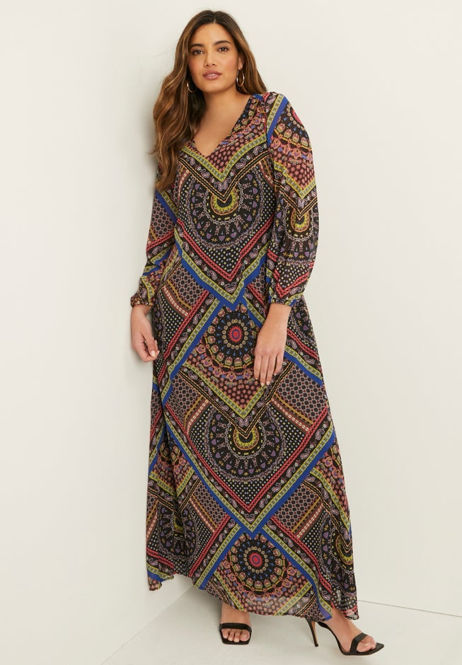 Chiffon Maxi Dress image number 4