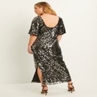 Sequin Midi Dress image number null