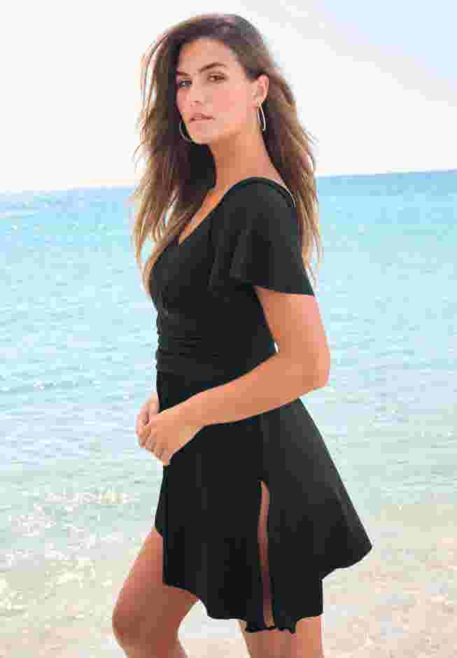 Asymmetric Flowy One-Piece image number 2
