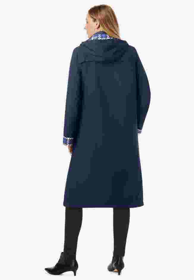 Contrast Hood Raincoat image number 1