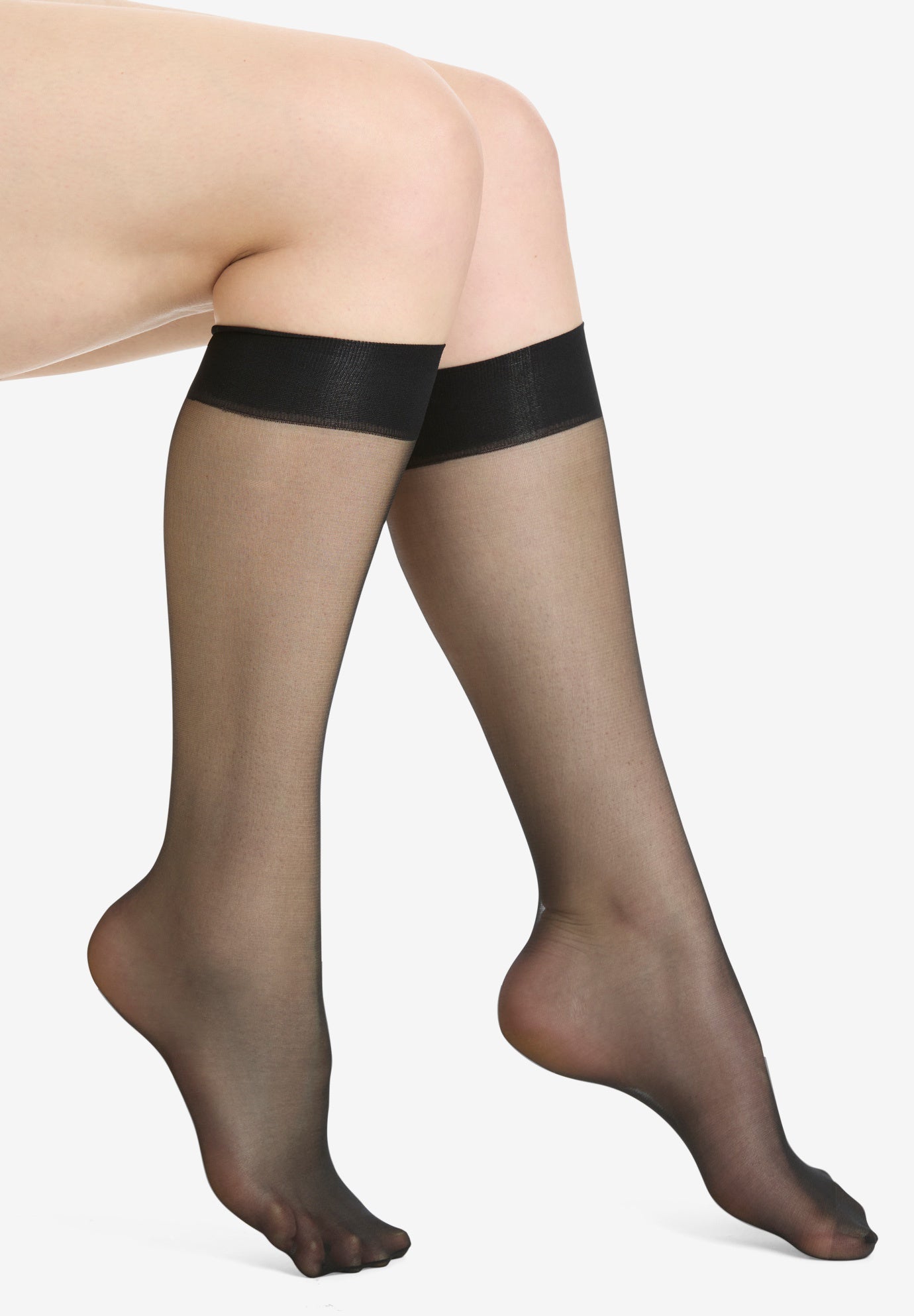 3-Pack Sheer Knee-High Socks  image number 2