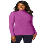 Ribbed Cotton Turtleneck Sweater image number null