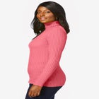 Ribbed Cotton Turtleneck Sweater image number null