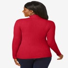 Ribbed Cotton Turtleneck Sweater image number null
