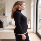 Ribbed Cotton Turtleneck Sweater image number 2