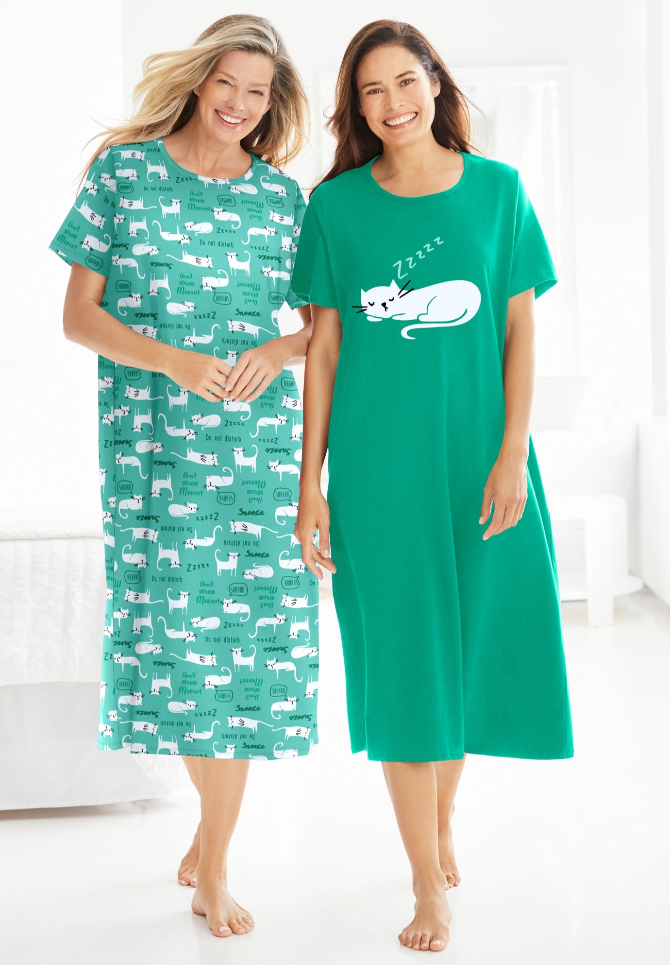 2-Pack Long Sleepshirts image number 3