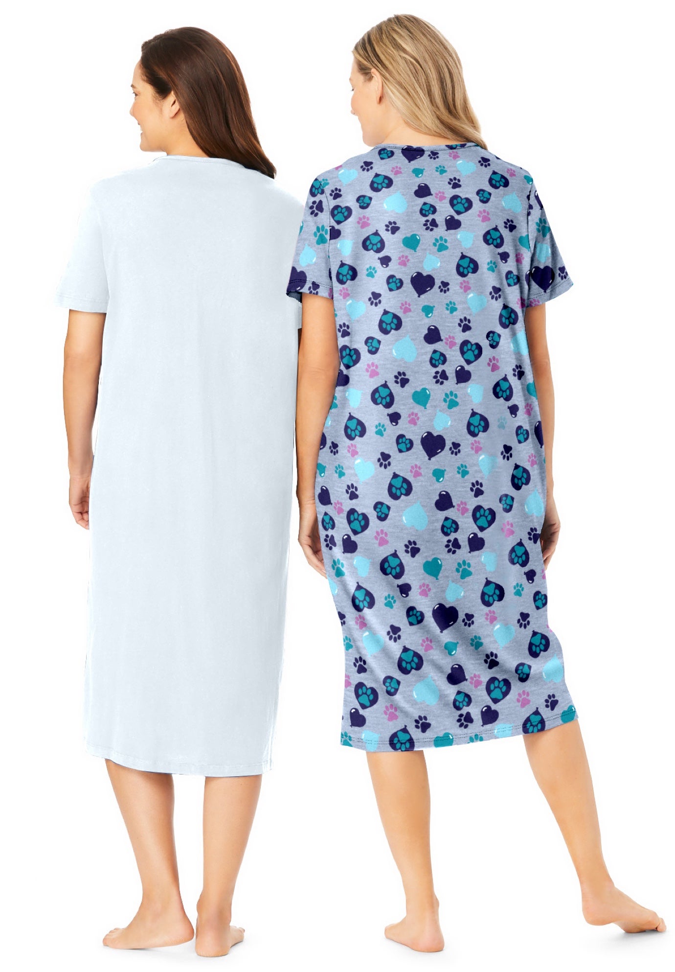 2-Pack Long Sleepshirts image number 1