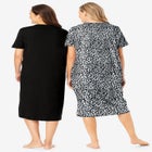 2-Pack Long Sleepshirts image number null