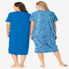 2-Pack Long Sleepshirts image number null