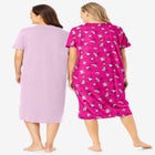 2-Pack Long Sleepshirts image number null