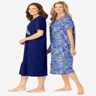 2-Pack Long Sleepshirts image number null