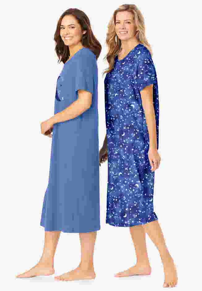 2-Pack Long Sleepshirts image number 2
