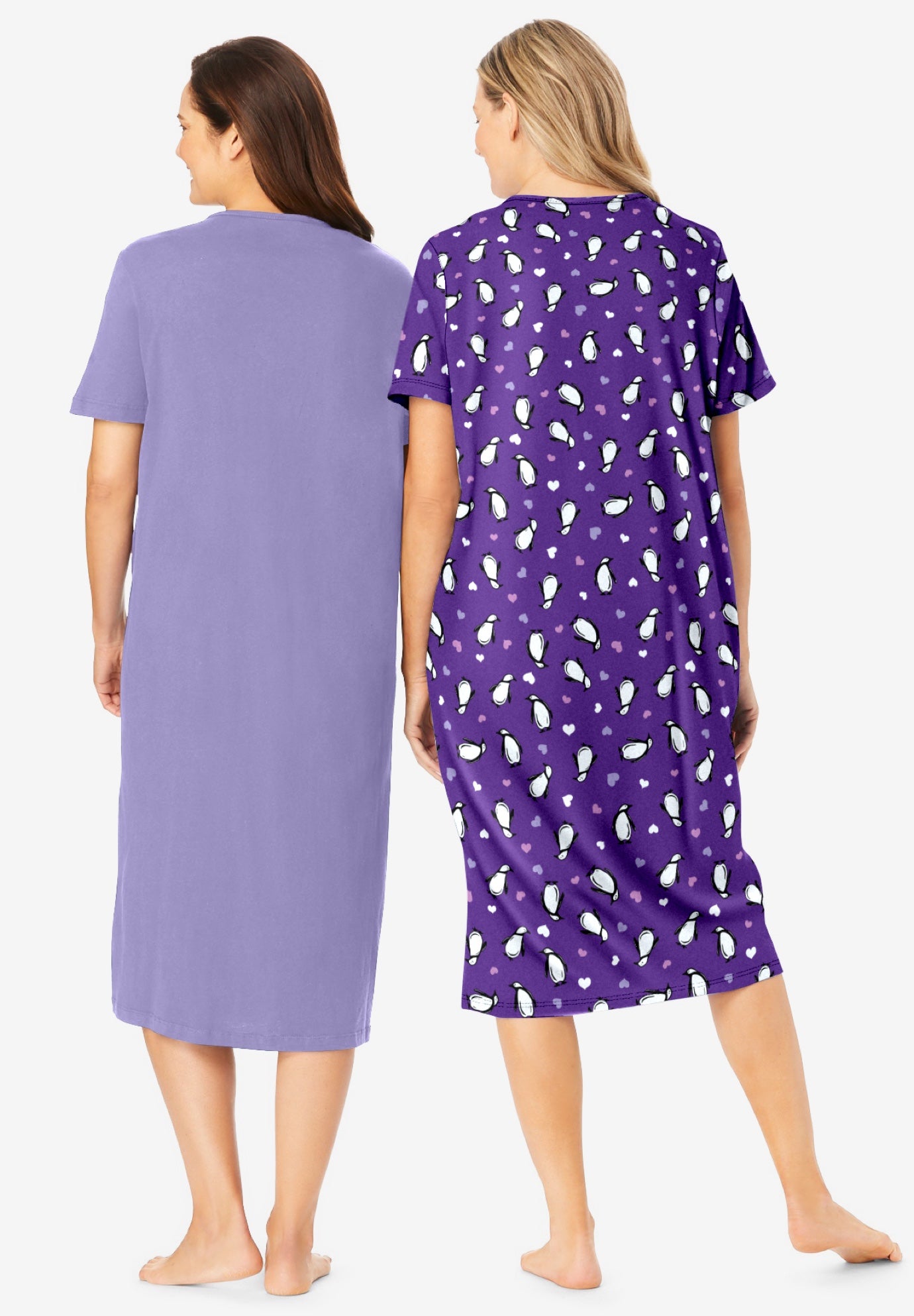 2-Pack Long Sleepshirts image number 1
