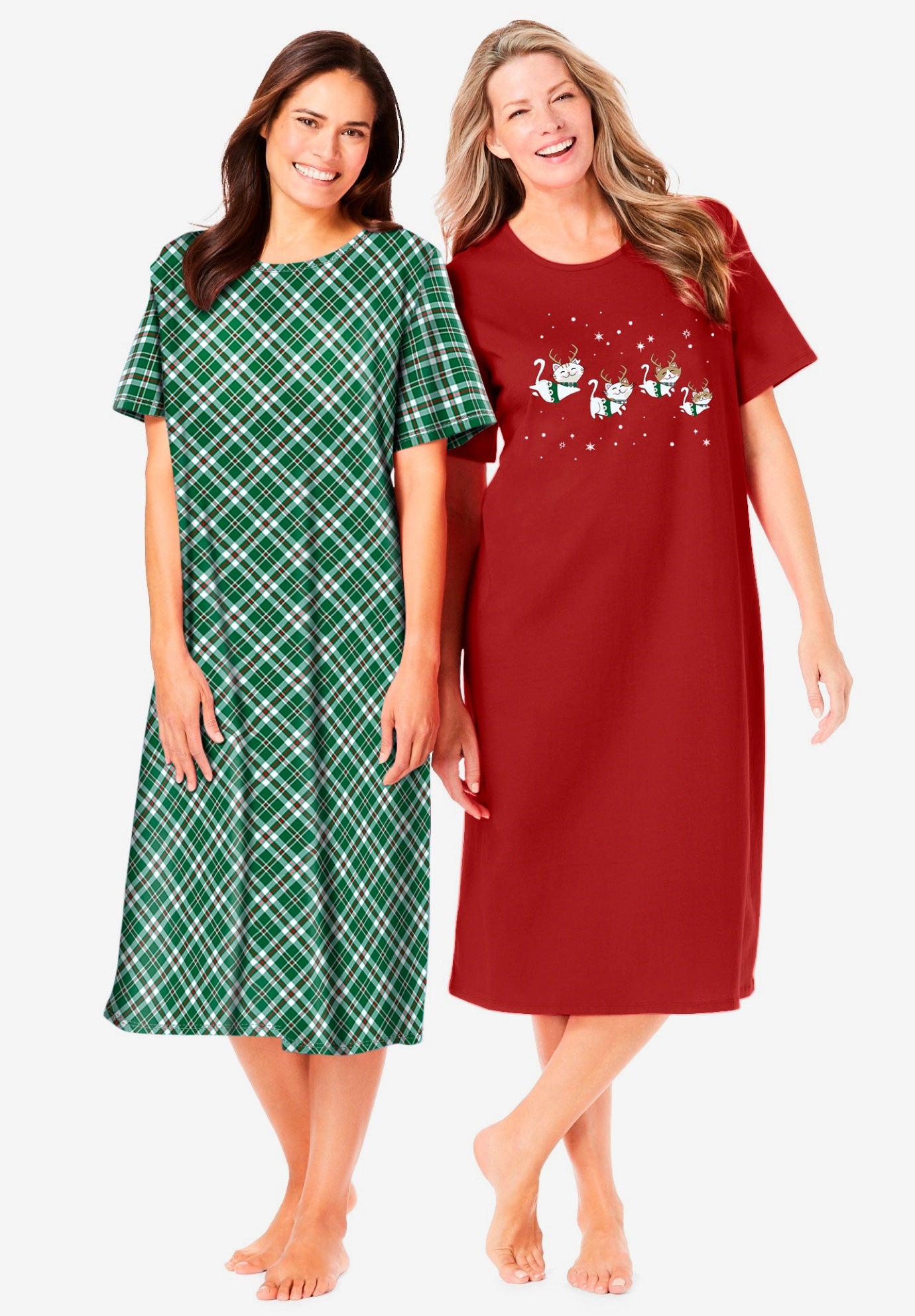 2-Pack Long Sleepshirts image number 0