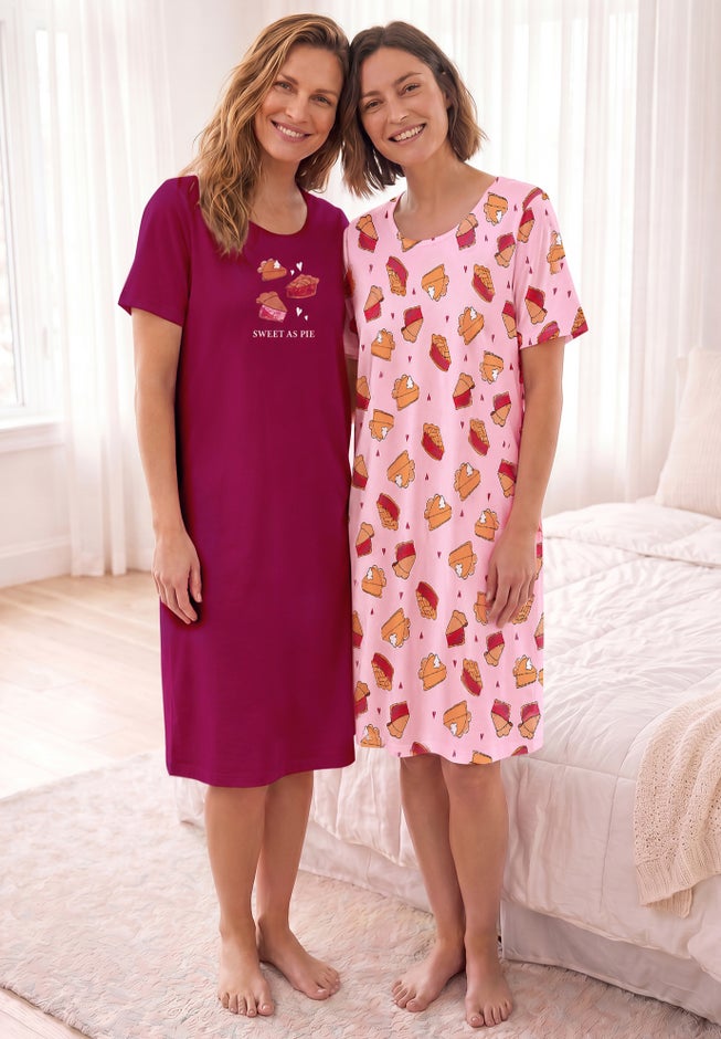2-Pack Long Sleepshirts image number 5