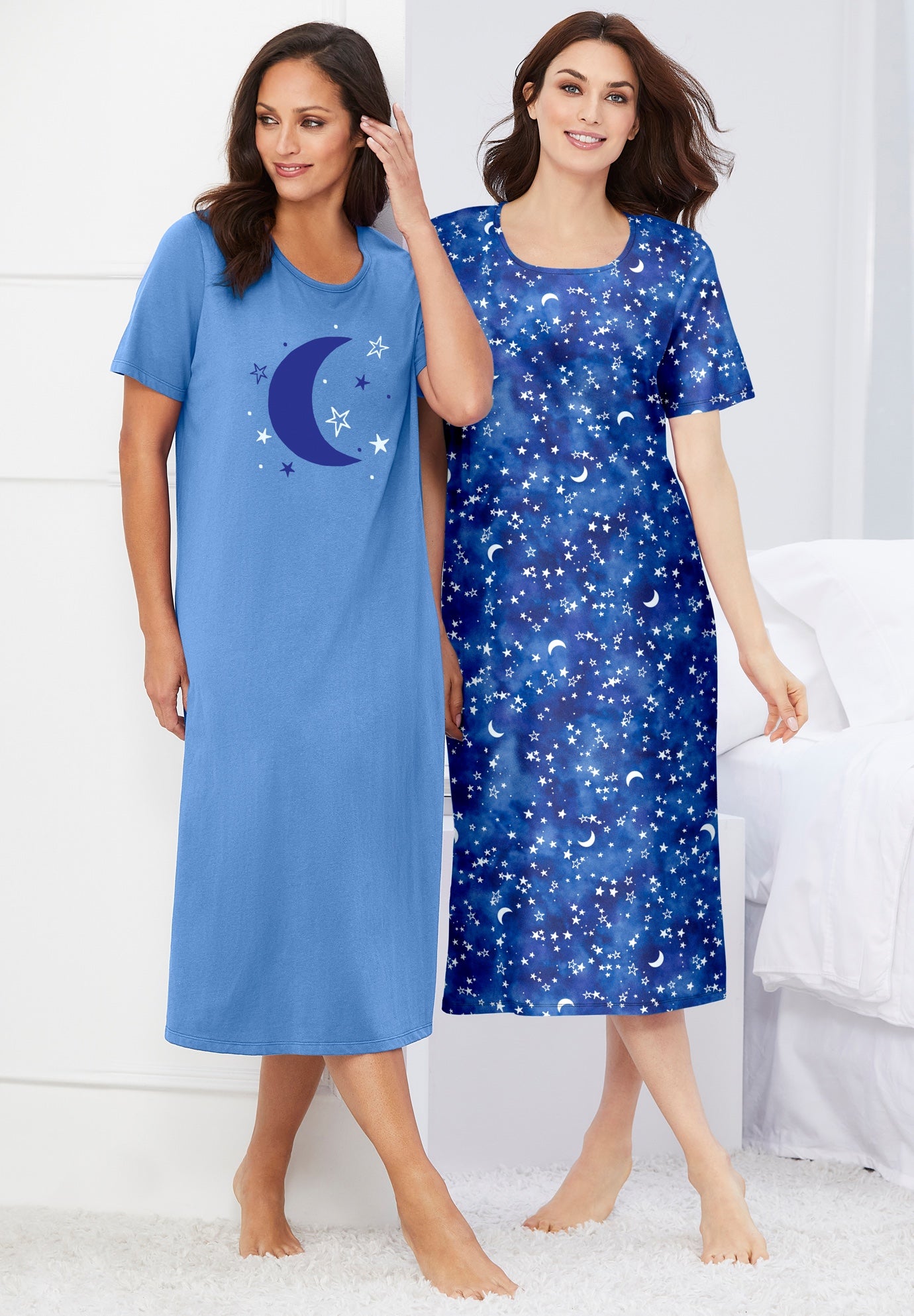 2-Pack Long Sleepshirts image number 3