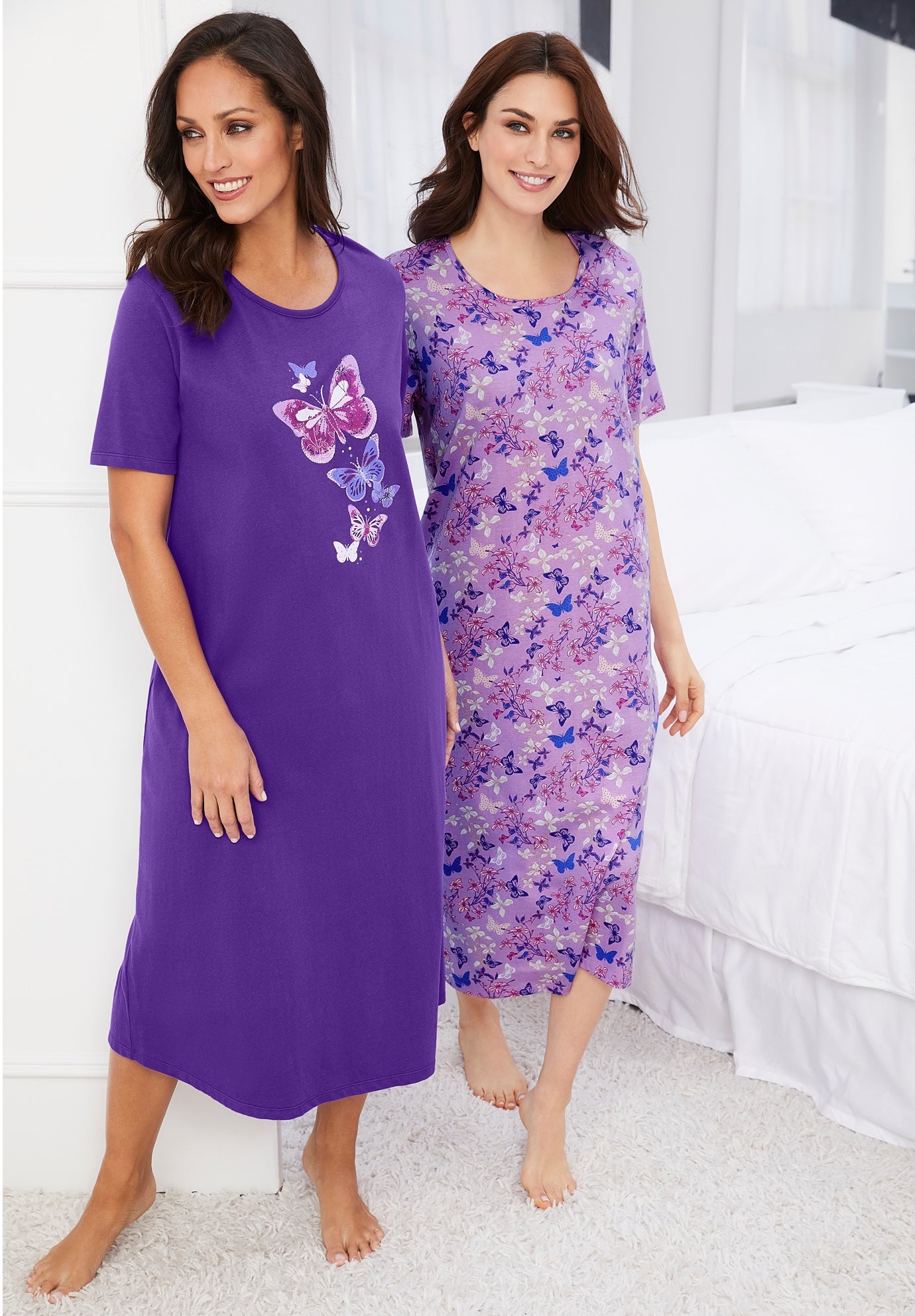 2-Pack Long Sleepshirts image number 4