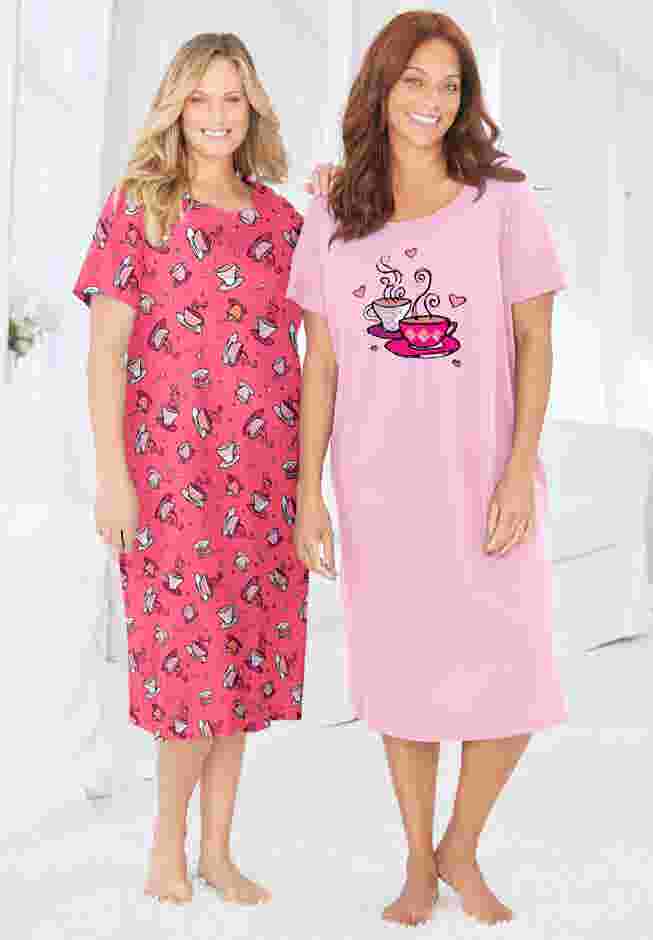 2-Pack Long Sleepshirts image number 0