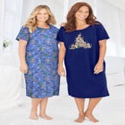 2-Pack Long Sleepshirts image number null