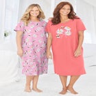 2-Pack Long Sleepshirts image number null