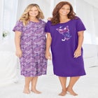 2-Pack Long Sleepshirts image number null