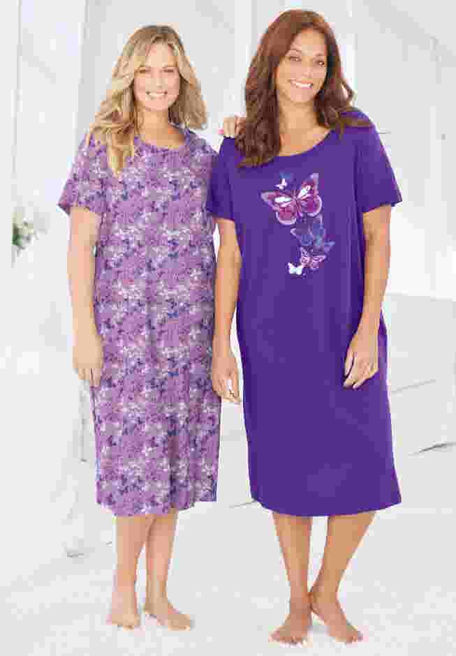 2-Pack Long Sleepshirts image number 0