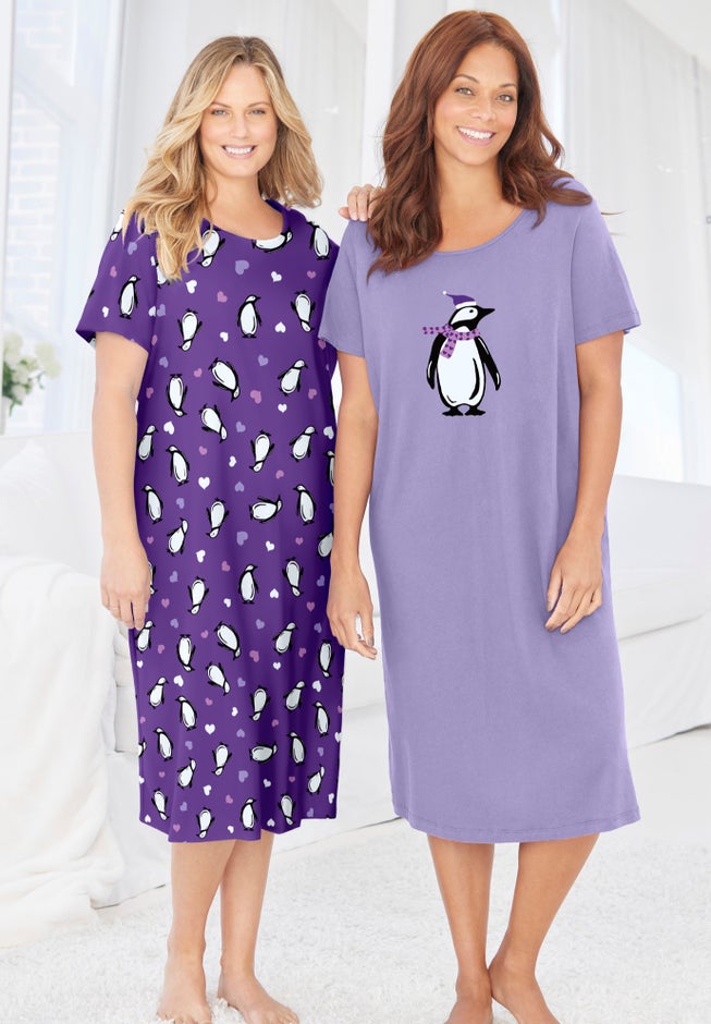 2-Pack Long Sleepshirts image number 0