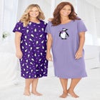 2-Pack Long Sleepshirts image number 3