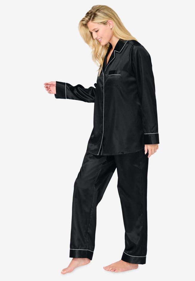 The Luxe Satin Pajama Set  image number 2